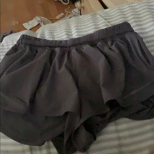 grey lulu lemon shorts